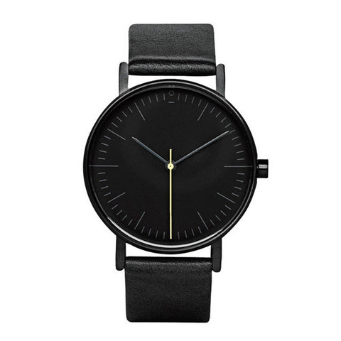Black & Black Minimalist Watch – Corona Watches