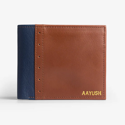 The Messy Corner | PERSONALIZED LEATHER MEN'S WALLET