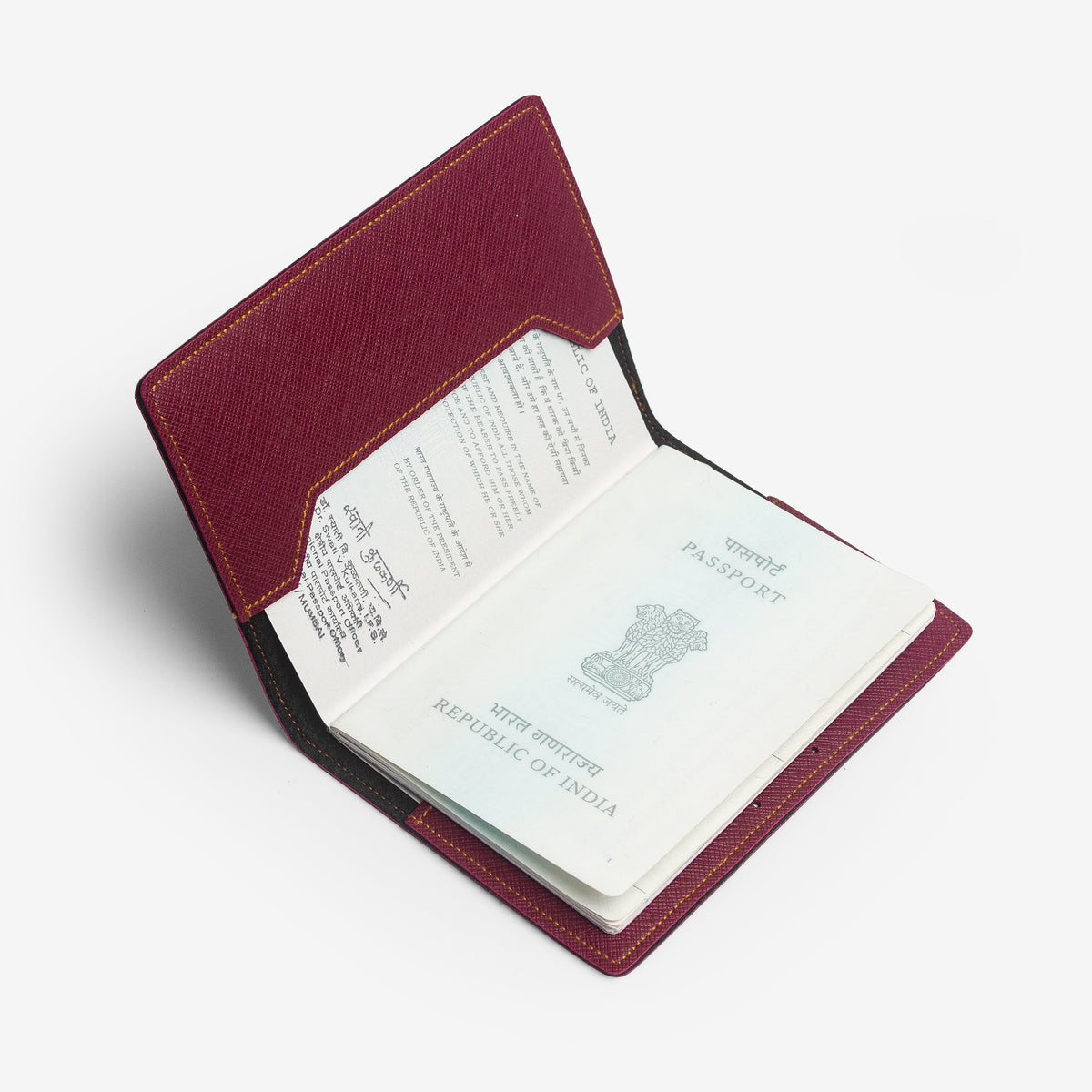 The Messy Corner Passport Cover Personalized Passport Cover - Wine