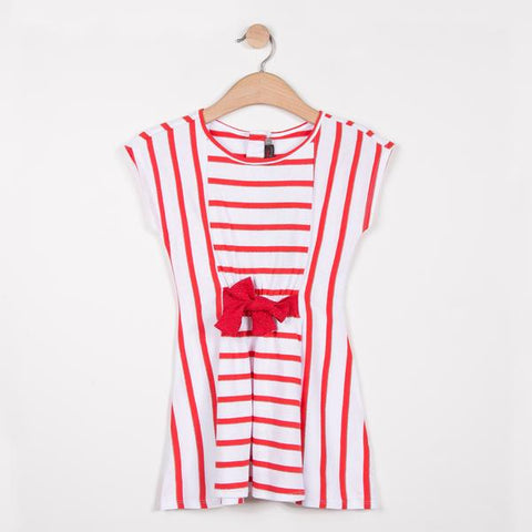 Sailor stripe jersey dress