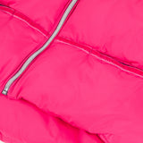 Pink winter warm puffer coat