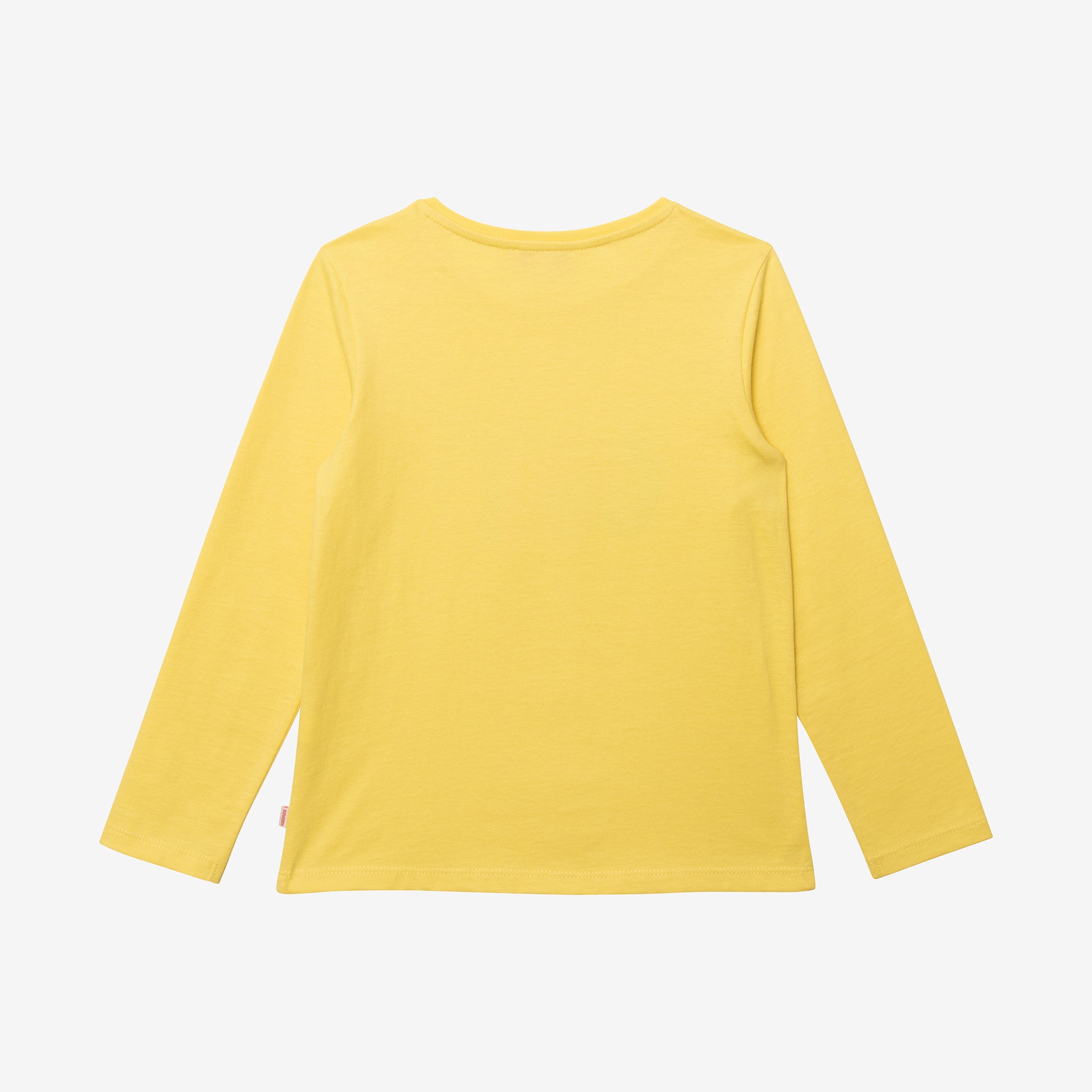 girls long sleeve yellow top