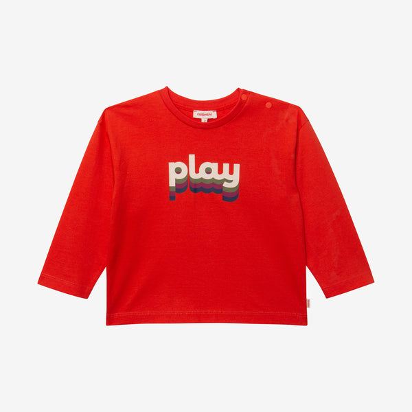 Baby boys' red T-shirt