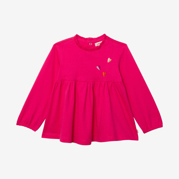 Baby girls' hot pink T-shirt