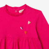 Baby girls' hot pink T-shirt