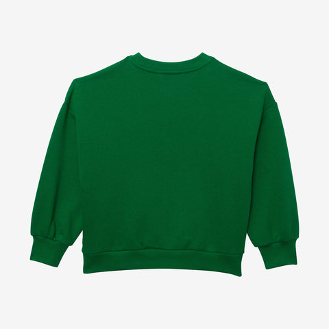 Girls' green sweatshirt