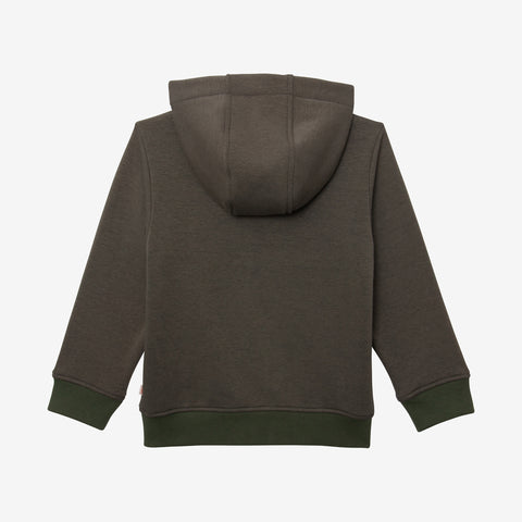 Boys' green cardigan