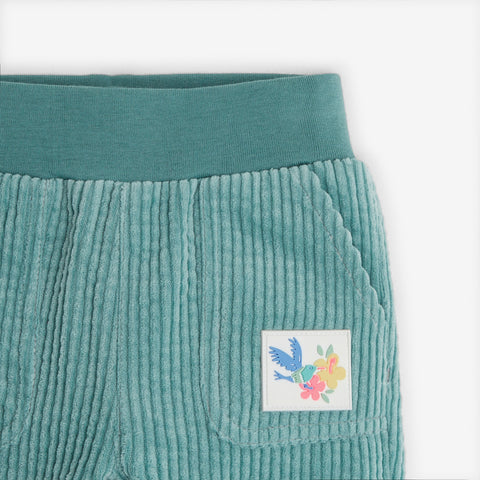 Newborn blue-green pants