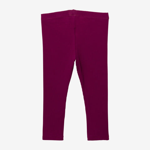 Baby girls' purple leggings