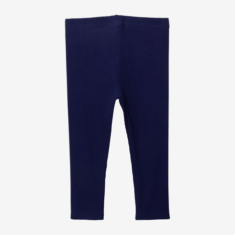 Baby girls' indigo blue leggings