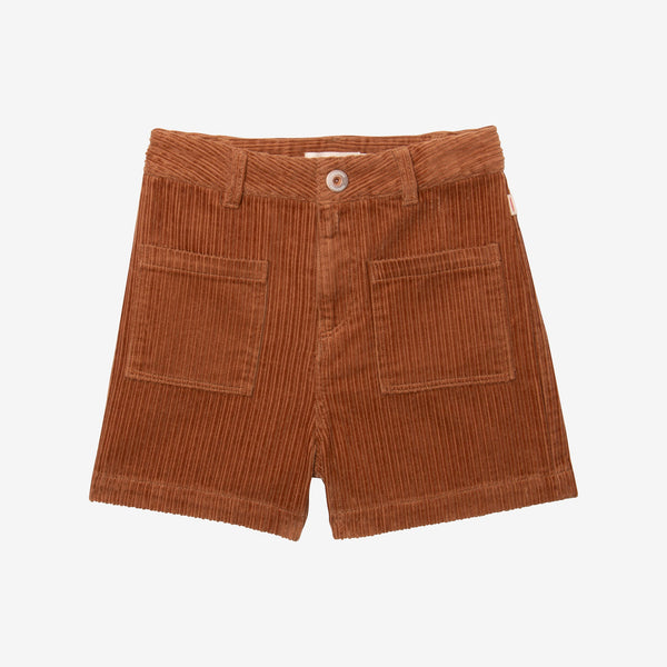 Girls' camel shorts