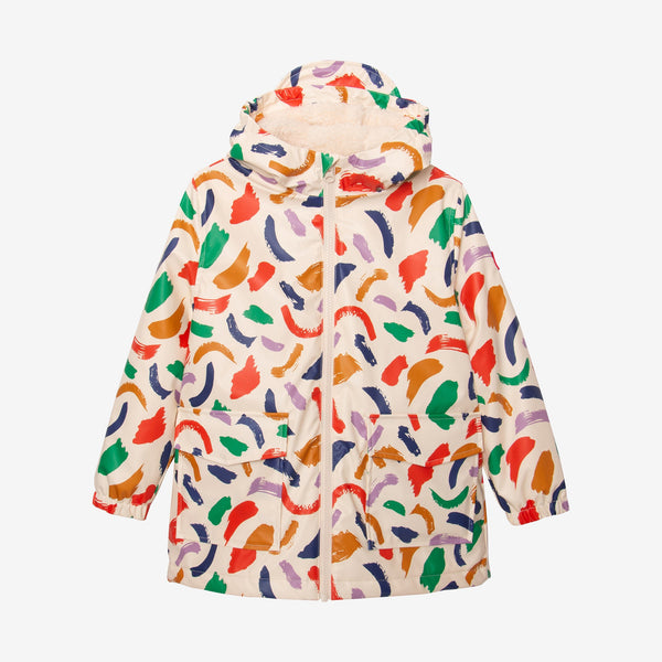 Kid beige raincoat