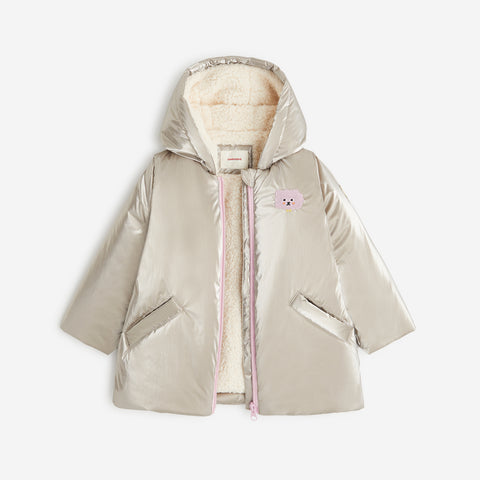 Baby girls' gold coat