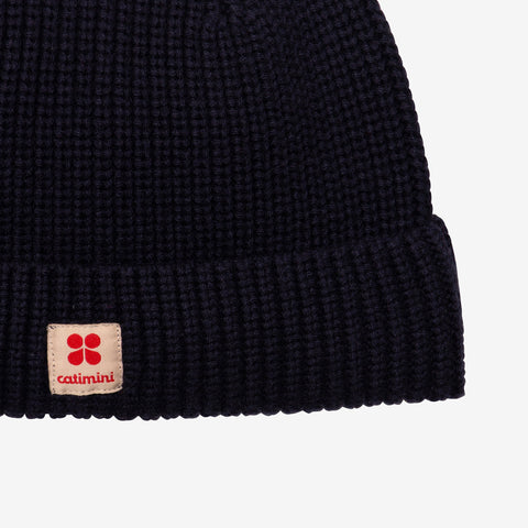 Kid navy blue beanie