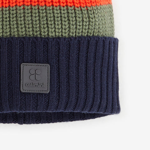 Boys' navy blue beanie