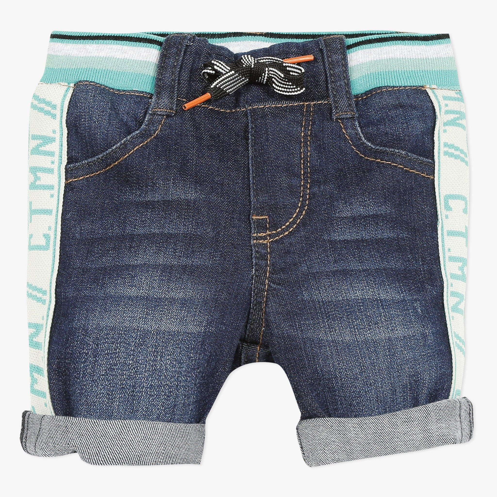 blue jean bermuda shorts