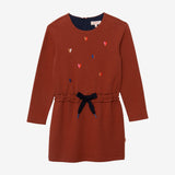 Girl long sleeve sweatshirt dress