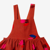 Baby girl tulip overalls dress