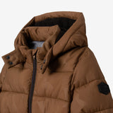 Boy brown puffer coat