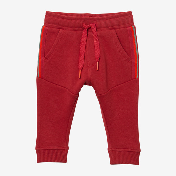 Baby boy's terracotta joggers