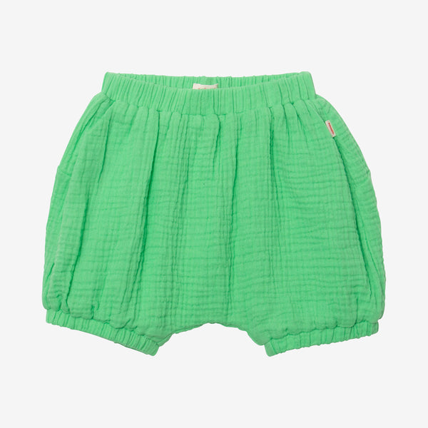 Newborn green shorts