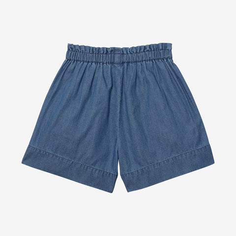 Baby Girl elastic denim shorts