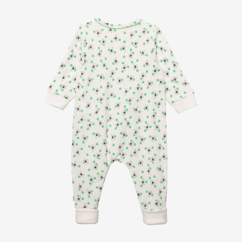 Newborn girls' beige pajama