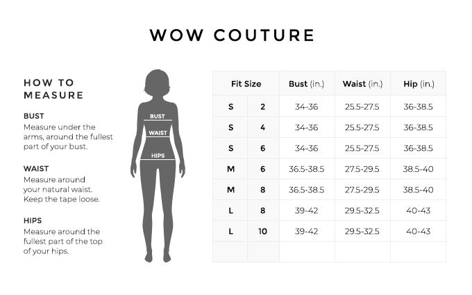 Wow Couture Dress Size Chart