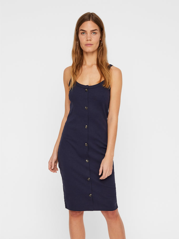 cotton ribbed dress