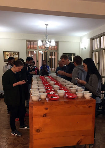 More cupping in Addis Ababa