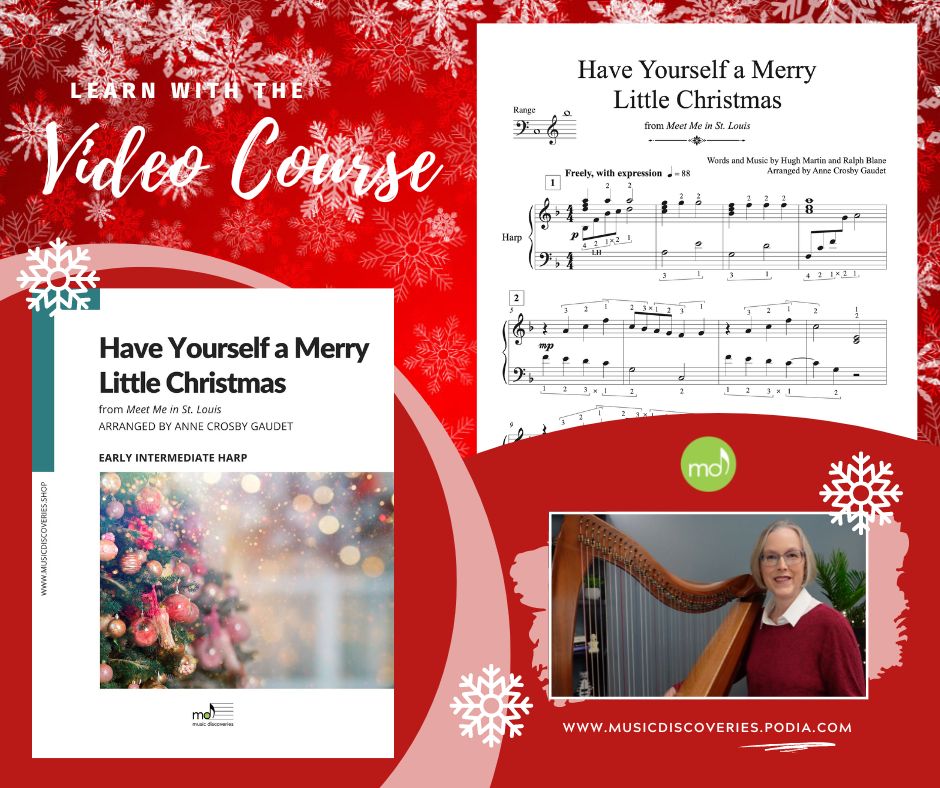 Have Yourself a Merry Little Christmas, harp video course