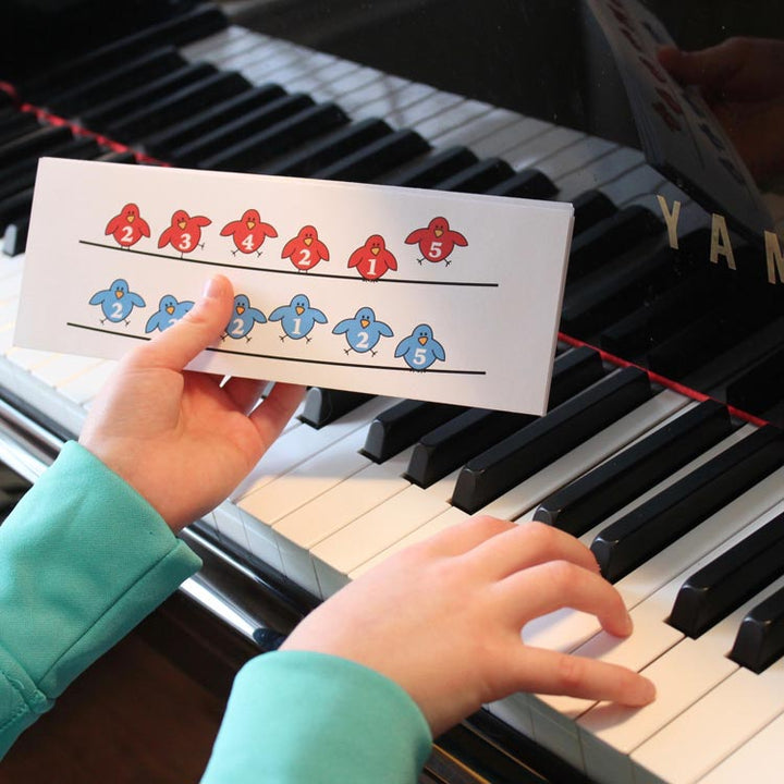 teeny tiny piano flashcards