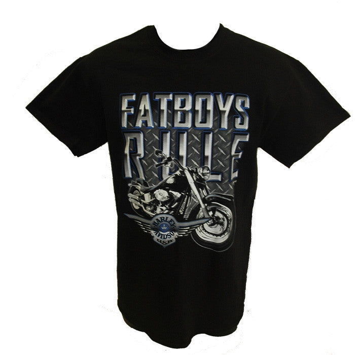 H-D® Platinum Fatboys Rule Tee-Shirt – Gypsy Leather & Suede