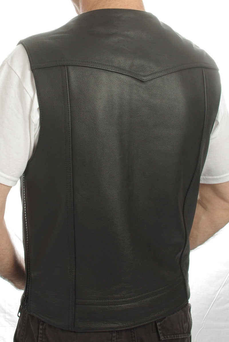 Elite Leather vest. Designed by Gypsy Leather. – Gypsy Leather & Suede