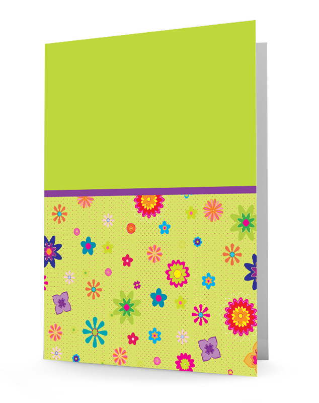 Floating Flowers Folder