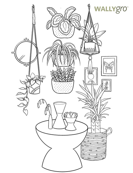 WallyGro Coloring Page 2