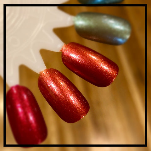 Embers Burnt Orange Red Base With Shimmering Gold Orange Red Color Shine Nail Polish Shop ebay for great deals on orange nail polishes. embers burnt orange red base with shimmering gold orange red color shifting pigment nail polish