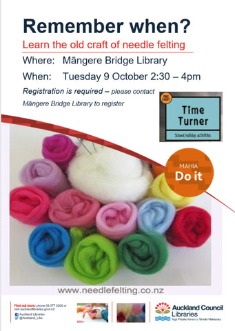 Needle Felting Workshop in Auckland