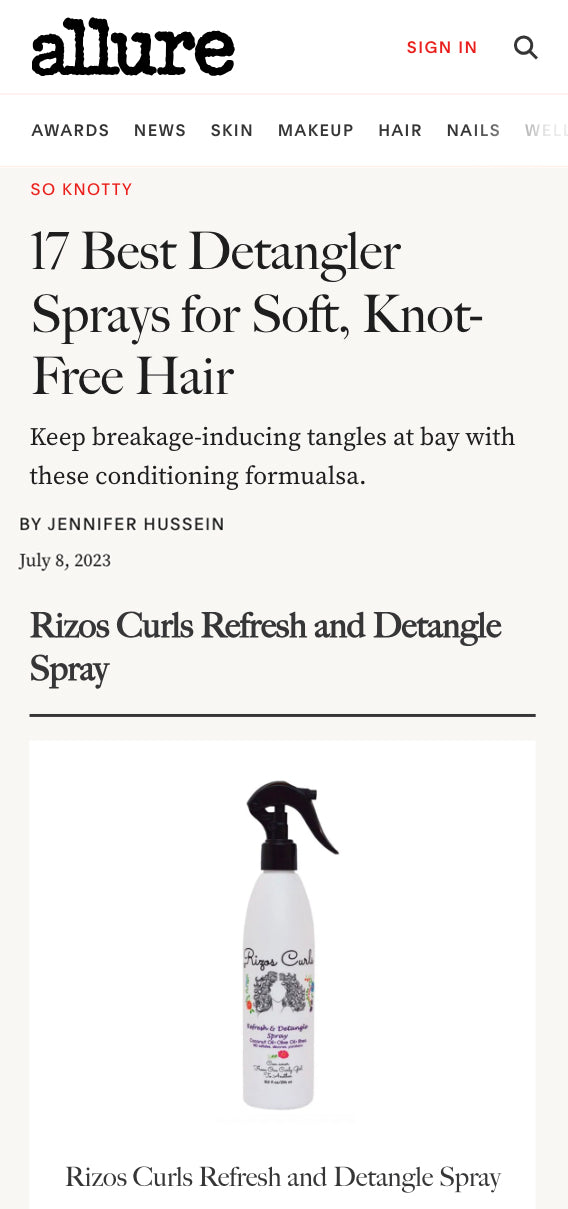 17 Best Detangler Sprays for Soft, Knot-Free Hair