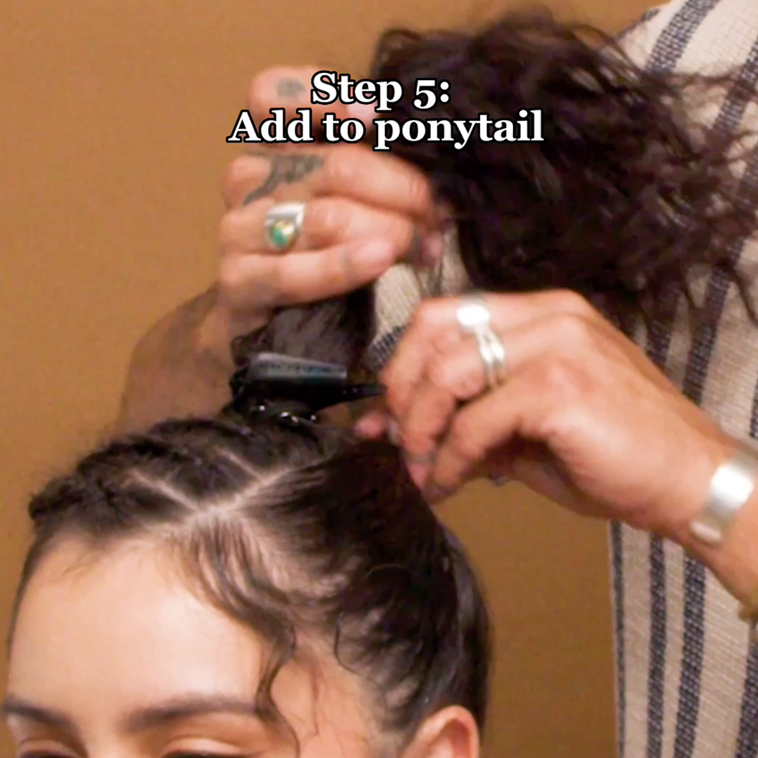 Step 5: Add to ponytail