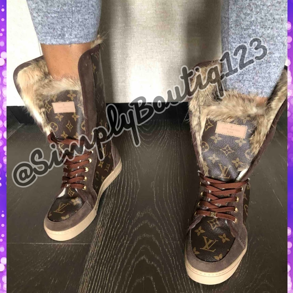 LV Lux Fur Boots – Boutique Simply 4 U