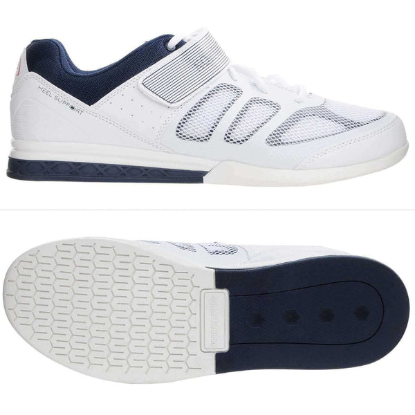 A White Nordic Lifting Weightlifting Shoes