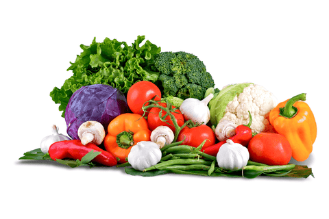 Image of mixed and colorful vegetables.