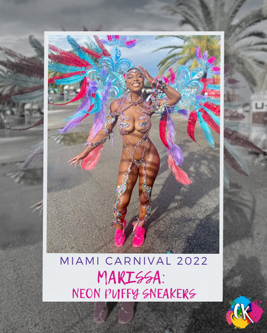 Marissa (@itsriss) in Genx carnival costume miami carnival 2022
