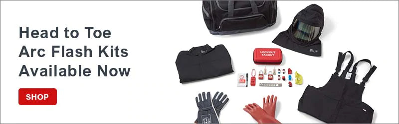 Annonce – Copie lit les kits Arc Flash de la tête aux pieds disponibles maintenant
