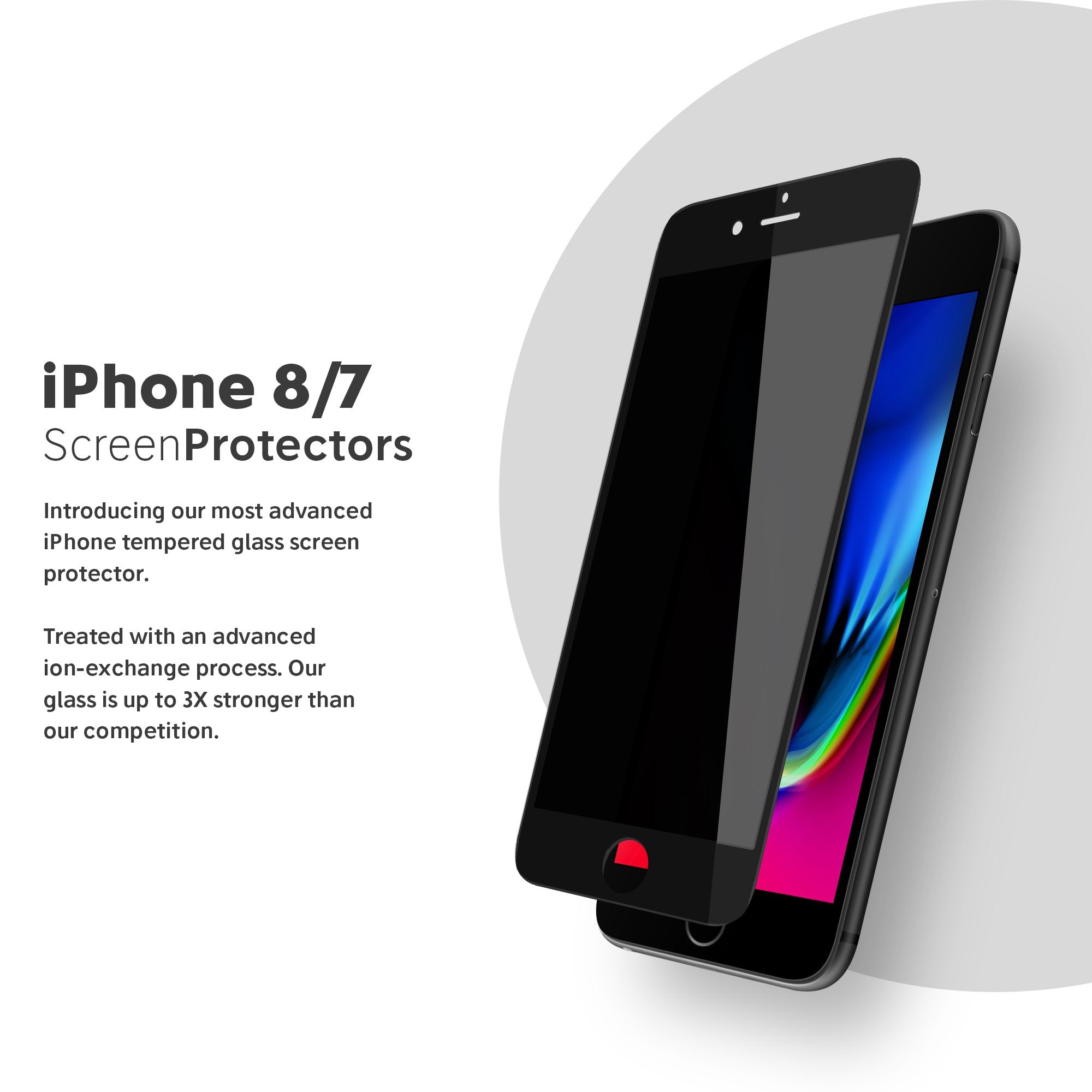 Flolab Iphone 8 7 Privacy Screen Protector