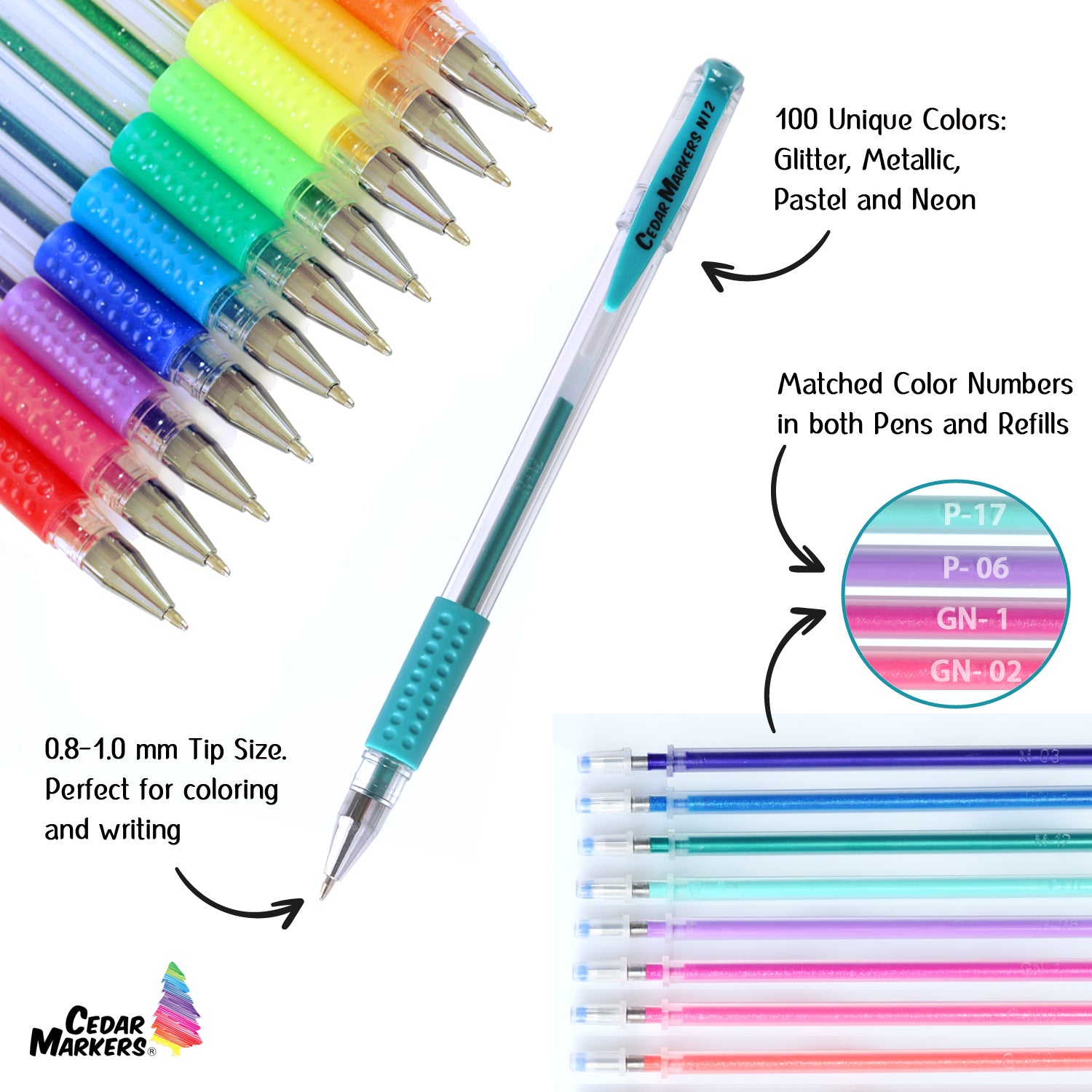 gel markers for coloring