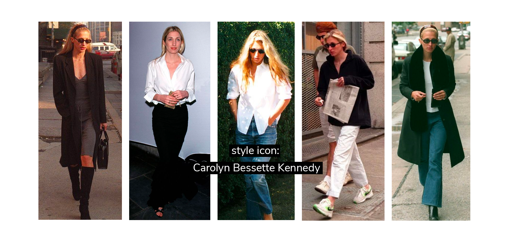 WNU Wear: Our style icon Carolyn Bessette Kennedy – With Nothing Underneath