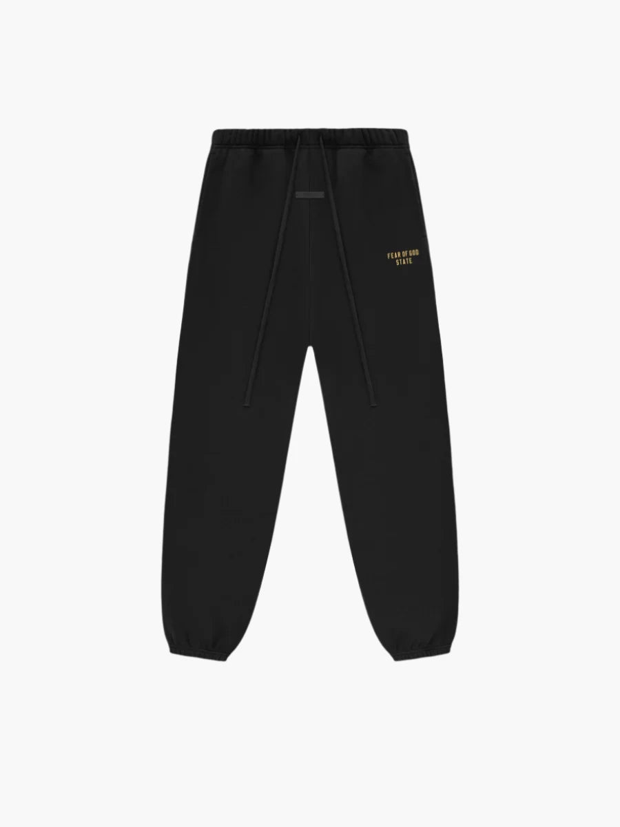 Fear of God Essentials Sweatpants 'Black/Gold'
