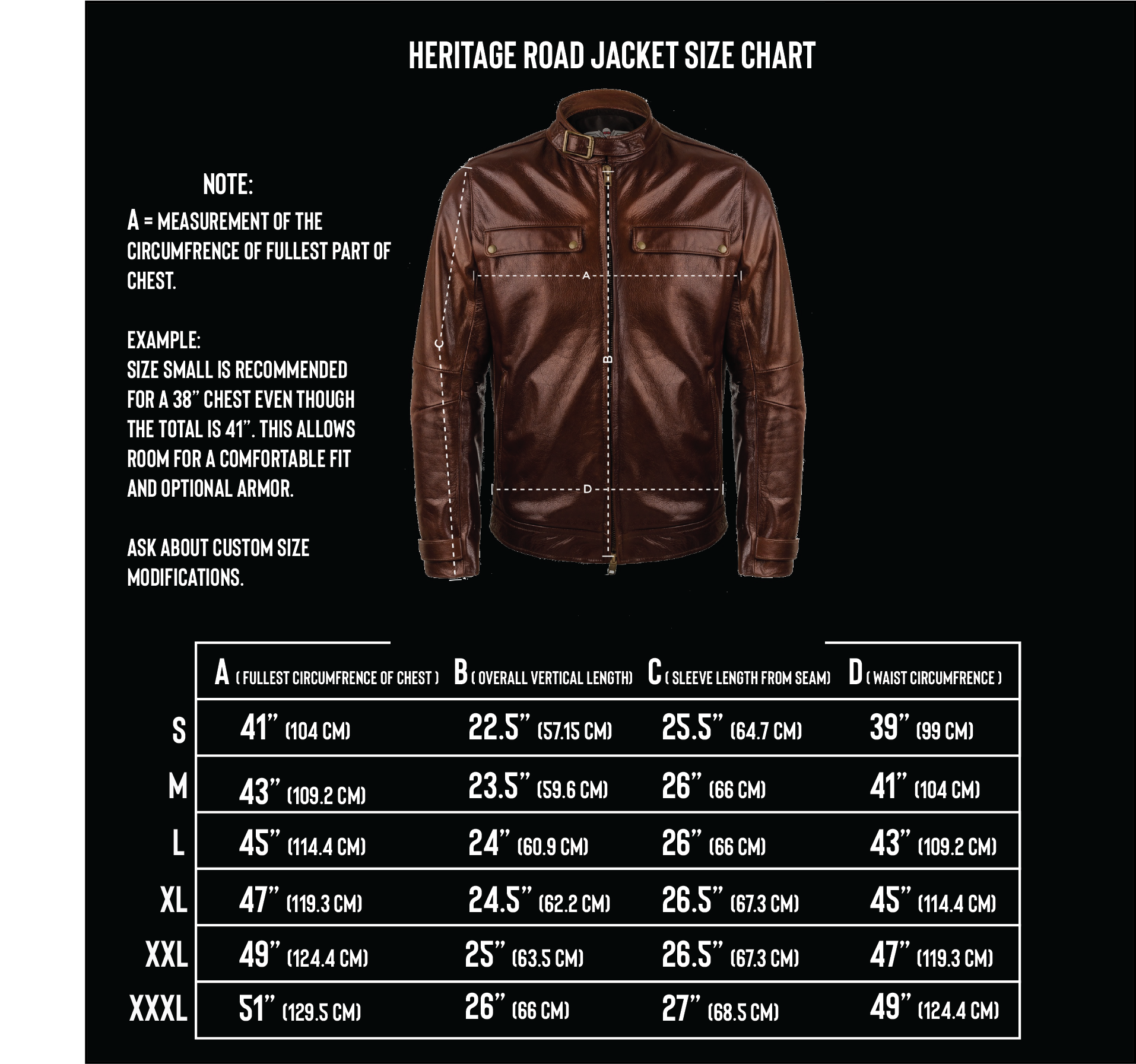 open road leather jacket